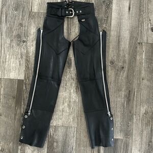 Harley Davidson, genuine, leather women’s chaps